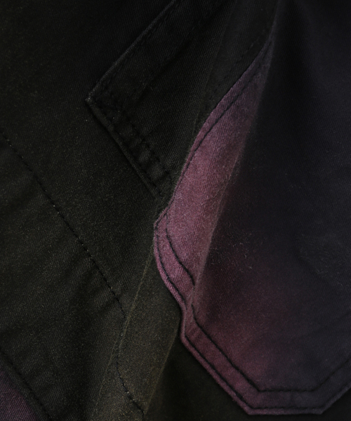 JOURNAL STANDARD J.S HOMESTEAD（ジャーナルスタンダードホームステッド）の「【J.S.Homestead】Crazy Pattern Black JK（カバーオール・メンズ・ブラック・LARGE/MEDIUM）」の15枚目の写真