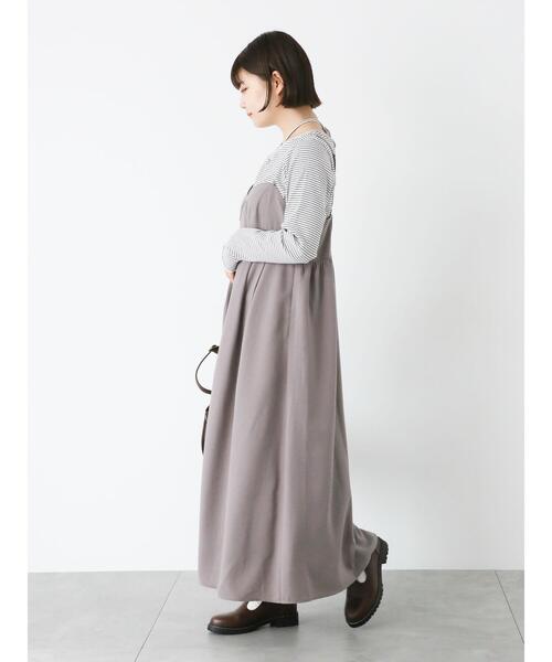 ehka sopo(エヘカソポ)の「ボーダーホルターネックカットソー(Tシャツ/カットソー・レディース・ピンク/オフホワイト/サックスブルー・F)」の10枚目の写真