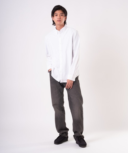 BRIEFING ホワイトボタンダウンシャツXL Levi's/リーバイス AUTHENTIC ボタンダウンシャツ ホワイト