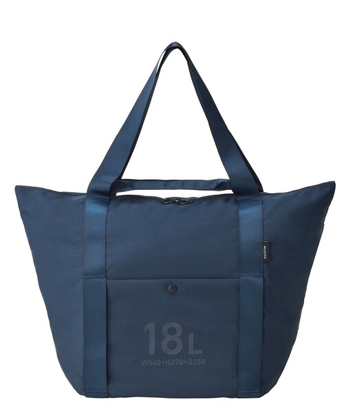 MILESTO(ミレスト)の「MILESTO/ミレスト ポケッタブルトートバッグ 18L(トートバッグ・メンズ・ライトグレー/レンガ/グリーン/ブラック/サックスブルー/ネイビー・ONE SIZE)」の4枚目の写真