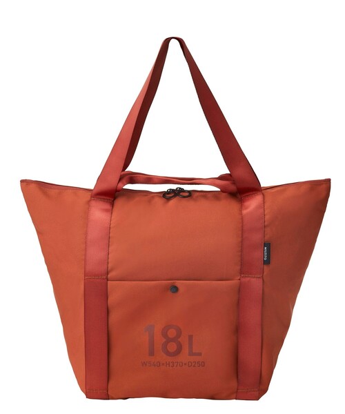 MILESTO(ミレスト)の「MILESTO/ミレスト ポケッタブルトートバッグ 18L(トートバッグ・メンズ・ライトグレー/レンガ/グリーン/ブラック/サックスブルー/ネイビー・ONE SIZE)」の6枚目の写真