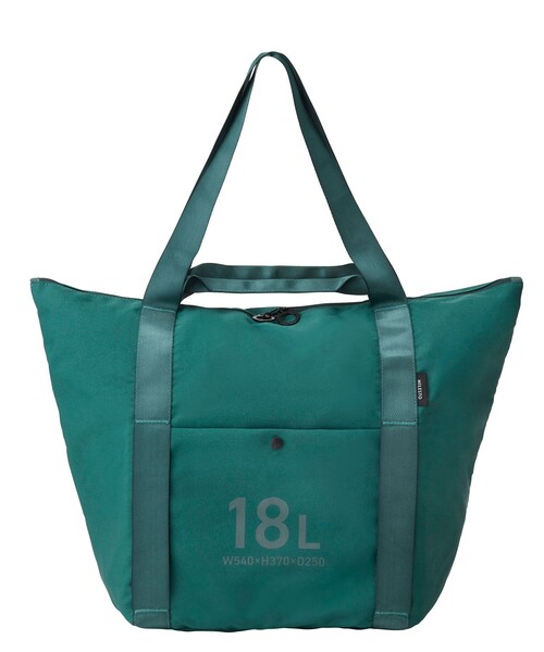 MILESTO(ミレスト)の「MILESTO/ミレスト ポケッタブルトートバッグ 18L(トートバッグ・メンズ・ライトグレー/レンガ/グリーン/ブラック/サックスブルー/ネイビー・ONE SIZE)」の3枚目の写真