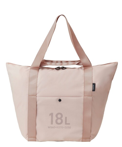 MILESTO(ミレスト)の「MILESTO/ミレスト ポケッタブルトートバッグ 18L(トートバッグ・メンズ・ライトグレー/レンガ/グリーン/ブラック/サックスブルー/ネイビー・ONE SIZE)」の2枚目の写真