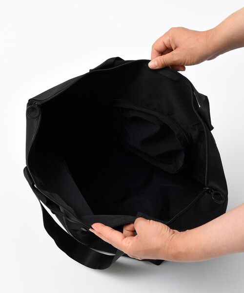 MILESTO(ミレスト)の「MILESTO/ミレスト ポケッタブルトートバッグ 18L(トートバッグ・メンズ・ライトグレー/レンガ/グリーン/ブラック/サックスブルー/ネイビー・ONE SIZE)」の15枚目の写真