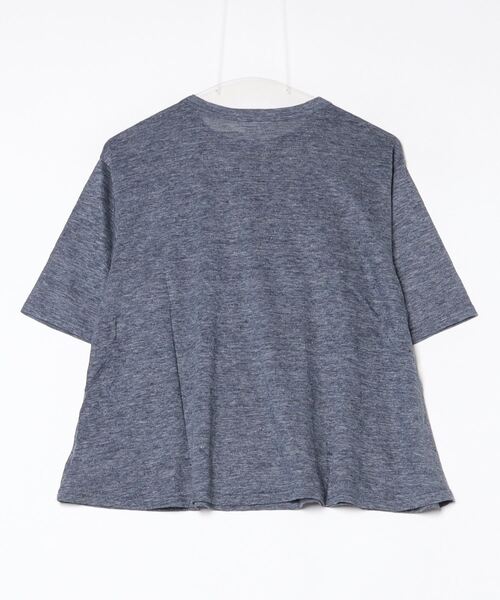 リネン100Tシャツ＜ドレープ＞2（Tシャツ/カットソー）｜D