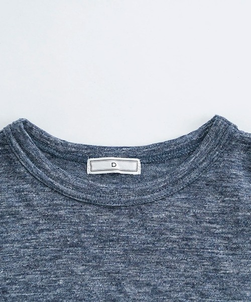 D（ディー）の「リネン100Tシャツ＜ドレープ＞2（Tシャツ