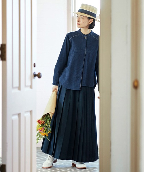 SNSでも大人気！【Acne Studios】アシメトリー プリーツスカート XGFSK09J3 アシンメトリー プリーツ スカート インナーショート付き