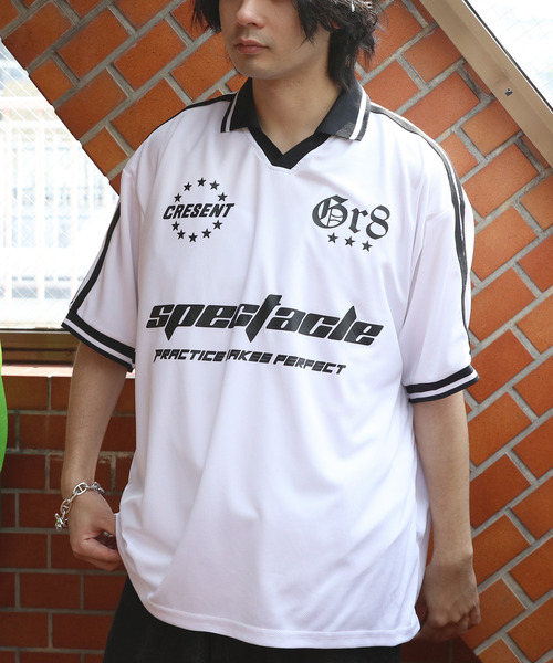 8(eight)(エイト)の「サッカー半袖Tシャツ(Tシャツ/カットソー・メンズ・オフホワイト/ネイビー/ブラック・MEDIUM/LARGE)」の5枚目の写真