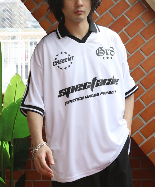 8(eight)(エイト)の「サッカー半袖Tシャツ(Tシャツ/カットソー・メンズ・オフホワイト/ネイビー/ブラック・MEDIUM/LARGE)」の6枚目の写真