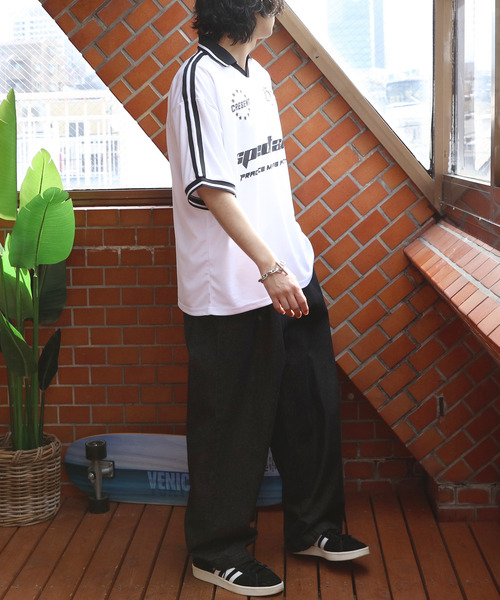 8(eight)(エイト)の「サッカー半袖Tシャツ(Tシャツ/カットソー・メンズ・オフホワイト/ネイビー/ブラック・MEDIUM/LARGE)」の8枚目の写真