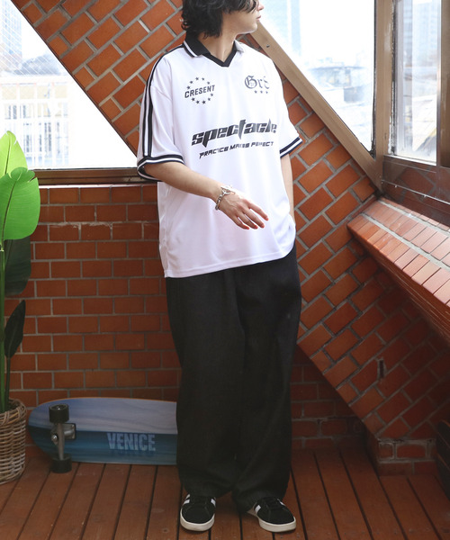 8(eight)(エイト)の「サッカー半袖Tシャツ(Tシャツ/カットソー・メンズ・オフホワイト/ネイビー/ブラック・MEDIUM/LARGE)」の9枚目の写真