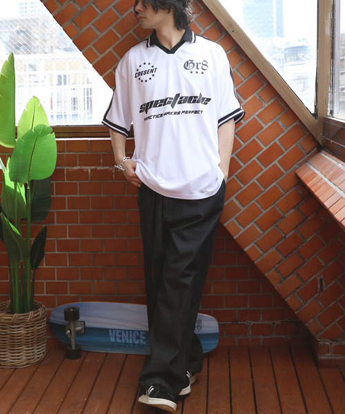 8(eight)(エイト)の「サッカー半袖Tシャツ(Tシャツ/カットソー・メンズ・オフホワイト/ネイビー/ブラック・MEDIUM/LARGE)」の12枚目の写真