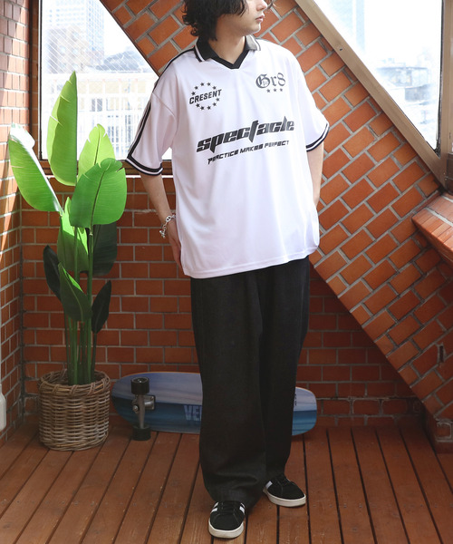 8(eight)(エイト)の「サッカー半袖Tシャツ(Tシャツ/カットソー・メンズ・オフホワイト/ネイビー/ブラック・MEDIUM/LARGE)」の13枚目の写真