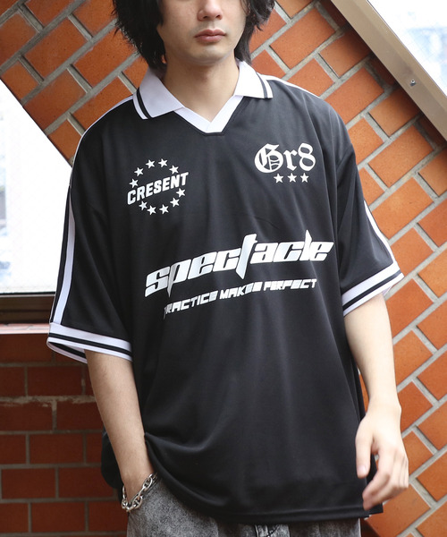 8(eight)(エイト)の「サッカー半袖Tシャツ(Tシャツ/カットソー・メンズ・オフホワイト/ネイビー/ブラック・MEDIUM/LARGE)」の14枚目の写真