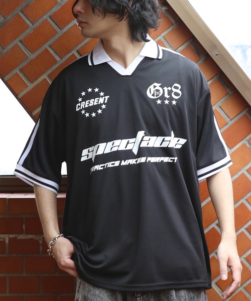 8(eight)(エイト)の「サッカー半袖Tシャツ(Tシャツ/カットソー・メンズ・オフホワイト/ネイビー/ブラック・MEDIUM/LARGE)」の15枚目の写真