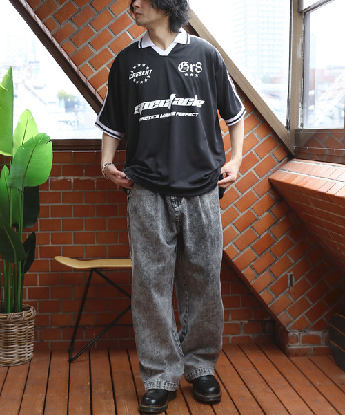 8(eight)(エイト)の「サッカー半袖Tシャツ(Tシャツ/カットソー・メンズ・オフホワイト/ネイビー/ブラック・MEDIUM/LARGE)」の17枚目の写真