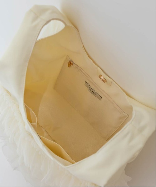 RANDA（ランダ）の「【A4対応】ティアードチュールフリル2WAYバッグ（ショルダーバッグ・レディース・グレー/ピンク/クリーム/ブルー・FREE）」の16枚目の写真