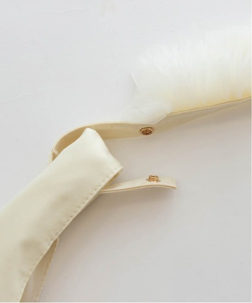 RANDA（ランダ）の「【A4対応】ティアードチュールフリル2WAYバッグ（ショルダーバッグ・レディース・グレー/ピンク/クリーム/ブルー・FREE）」の17枚目の写真