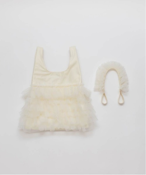 RANDA（ランダ）の「【A4対応】ティアードチュールフリル2WAYバッグ（ショルダーバッグ・レディース・グレー/ピンク/クリーム/ブルー・FREE）」の18枚目の写真