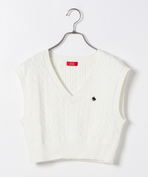 Heather(ヘザー)の「【POLO BCS(ポロ・ビーシーエス)】ニットベスト 110509(ベスト・レディース・グレー/ホワイト・FREE)」の13枚目の写真