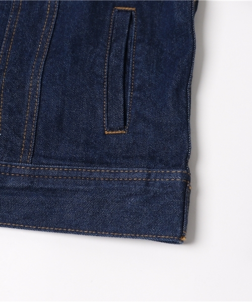 one after another NICE CLAUP（ワンアフターアナザーナイスクラップ）の「【ナイスクラップ】Ｇジャン（デニムジャケット・レディース・インディゴブルー/ブルー・FREE）」の7枚目の写真