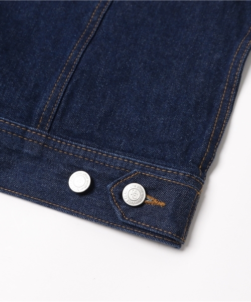 one after another NICE CLAUP（ワンアフターアナザーナイスクラップ）の「【ナイスクラップ】Ｇジャン（デニムジャケット・レディース・インディゴブルー/ブルー・FREE）」の10枚目の写真