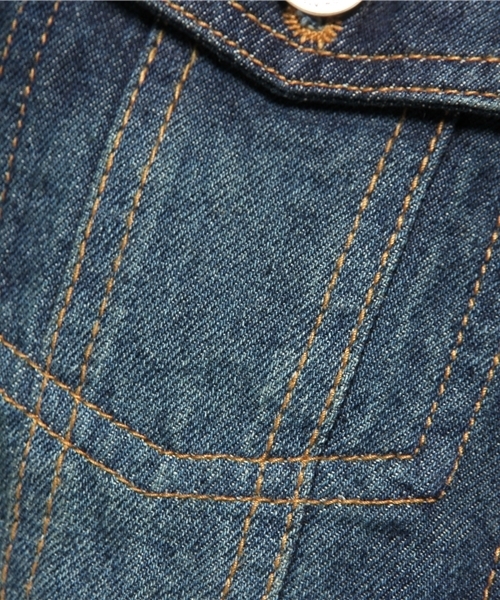 one after another NICE CLAUP（ワンアフターアナザーナイスクラップ）の「【ナイスクラップ】Ｇジャン（デニムジャケット・レディース・インディゴブルー/ブルー・FREE）」の9枚目の写真