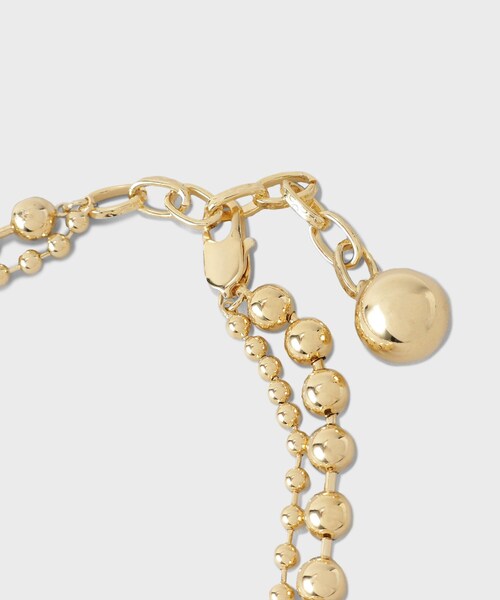 GALLEST（ギャレスト）の「◆ボールダブルネックレス（ネックレス・レディース・ゴールド・00）」の5枚目の写真