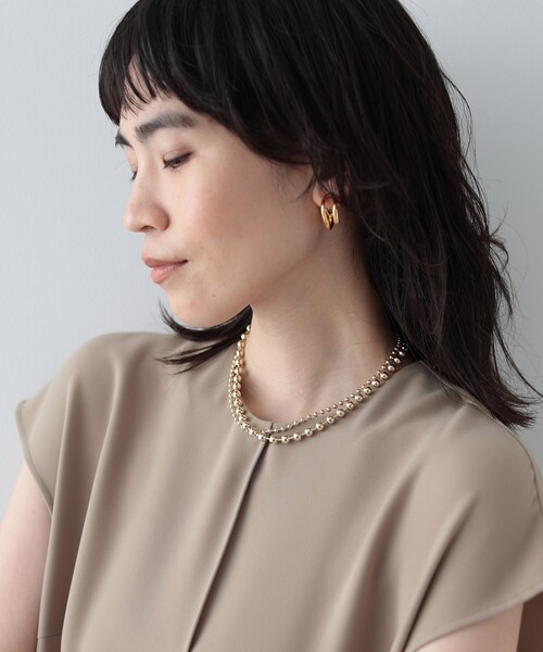 GALLEST（ギャレスト）の「◆ボールダブルネックレス（ネックレス・レディース・ゴールド・00）」の7枚目の写真