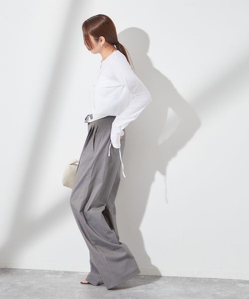 sana（サナ）の「【SANA/サナ】CARDIGAN：カーディガン（カーディガン/ボレロ・レディース・ホワイト/ライトグレー・FREE）」の16枚目の写真