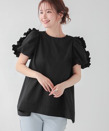 【ZOZO限定商品&限定カラー】ショルダーフリルバルーンスリーブブラウス
