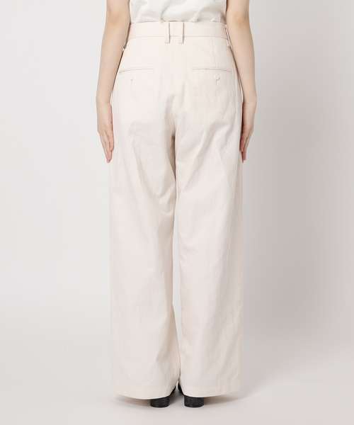 journal standard L'essage（ジャーナルスタンダードレサージュ）の「ワイドチノパンツ（チノパンツ・レディース・ホワイト/ベージュ・36/38）」の18枚目の写真