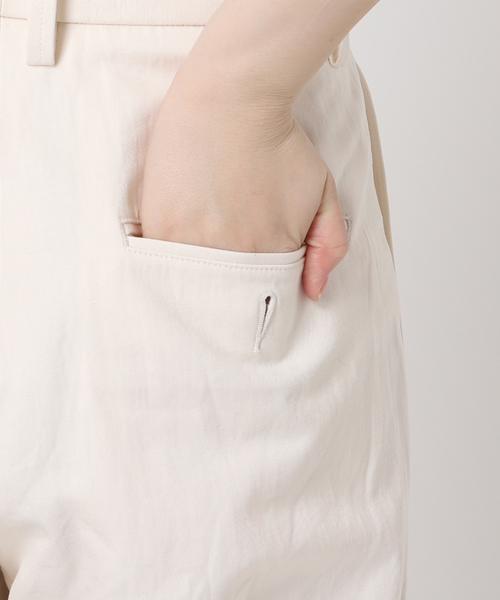 journal standard L'essage（ジャーナルスタンダードレサージュ）の「ワイドチノパンツ（チノパンツ・レディース・ホワイト/ベージュ・36/38）」の20枚目の写真