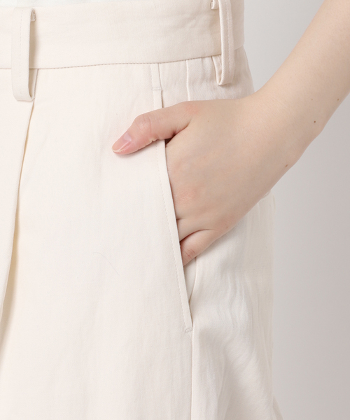 journal standard L'essage（ジャーナルスタンダードレサージュ）の「ワイドチノパンツ（チノパンツ・レディース・ホワイト/ベージュ・36/38）」の22枚目の写真