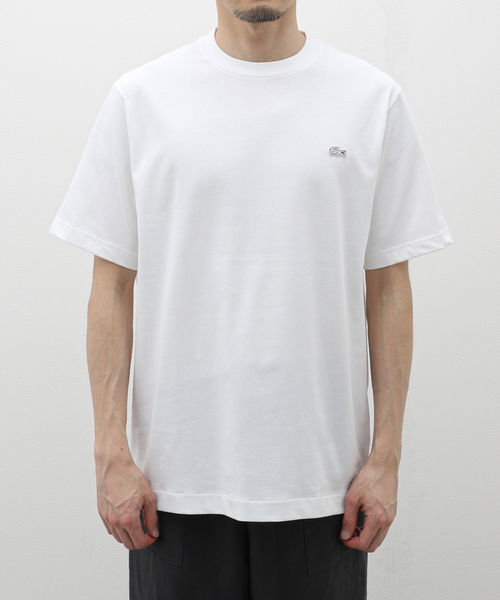 LACOSTE(ラコステ)の「LACOSTE (ラコステ) Heavy Pique T-Shirt TH5830-99(Tシャツ/カットソー・メンズ・ブラック/ホワイト/ネイビー・3/4/5)」の1枚目の写真