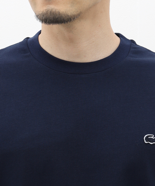LACOSTE(ラコステ)の「LACOSTE (ラコステ) Heavy Pique T-Shirt TH5830-99(Tシャツ/カットソー・メンズ・ブラック/ホワイト/ネイビー・3/4/5)」の8枚目の写真