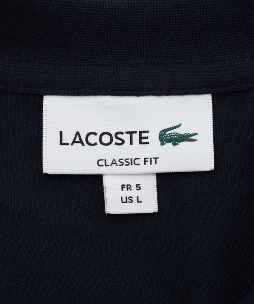 LACOSTE(ラコステ)の「LACOSTE (ラコステ) Heavy Pique T-Shirt TH5830-99(Tシャツ/カットソー・メンズ・ブラック/ホワイト/ネイビー・3/4/5)」の16枚目の写真