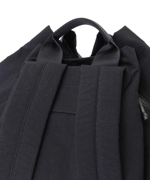 SLOW(スロウ)の「SLOW(スロウ)Span nylon-draw string day pack-2024SS(バックパック/リュック・メンズ・ブラック・F)」の7枚目の写真