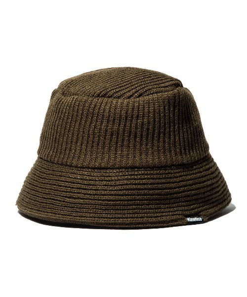 Kinetics(キネティクス)の「Kinetics KNIT BUCKET HAT(キネティクス ニット バケット ハット)(ハット・メンズ・ブラック/Olive /ベージュ・FREE)」の3枚目の写真