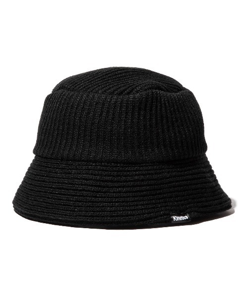 Kinetics(キネティクス)の「Kinetics KNIT BUCKET HAT(キネティクス ニット バケット ハット)(ハット・メンズ・ブラック/Olive /ベージュ・FREE)」の1枚目の写真