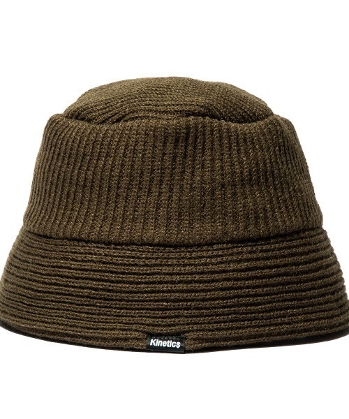 Kinetics(キネティクス)の「Kinetics KNIT BUCKET HAT(キネティクス ニット バケット ハット)(ハット・メンズ・ブラック/Olive /ベージュ・FREE)」の15枚目の写真
