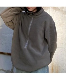 fridge（フリッジ）の「【PHATEE】ファティー　Fleece Zip Henley（その他アウター・レディース）」