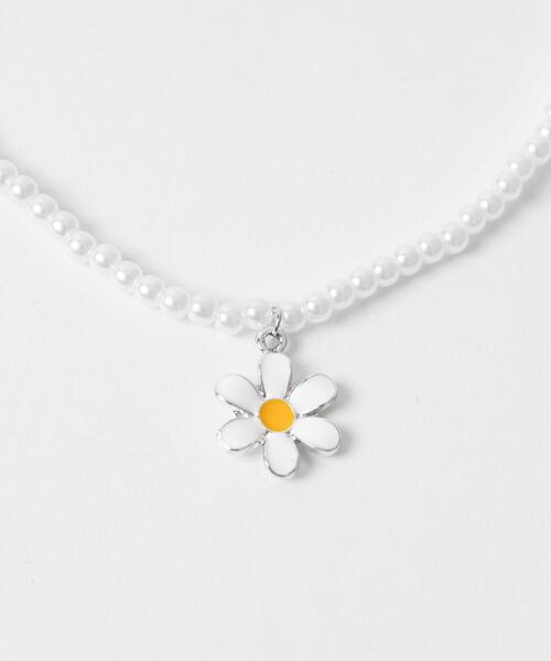 WEGO(ウィゴー)の「WEGO/フラワーモチーフパールネックレス(ネックレス・レディース・その他2/その他1・FREE)」の6枚目の写真