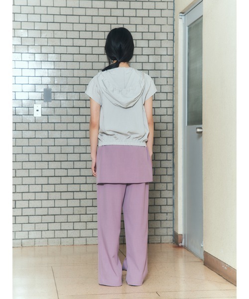 CHAROL(シャロル)の「フロントファスナーフードトップス(その他トップス・レディース・チャコール/ライトグレー/ライトグリーン・FREE)」の21枚目の写真