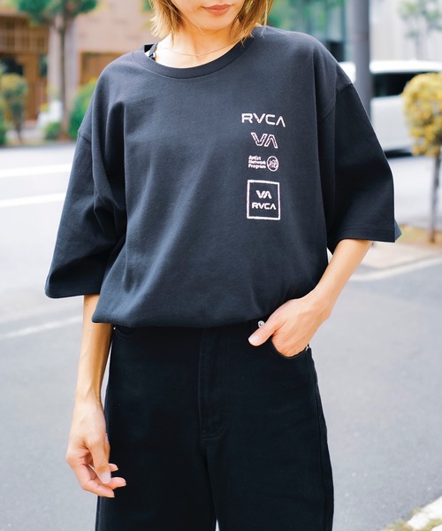 【RVCA】バックグラフィック 半袖 Tシャツ ブラック / 送料無料 セール】RVCA メンズ ALL LOGO Tシャツ 【2024年夏モデル