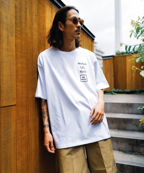 セール】RVCA メンズ ALL LOGO Tシャツ 【2024年夏モデル