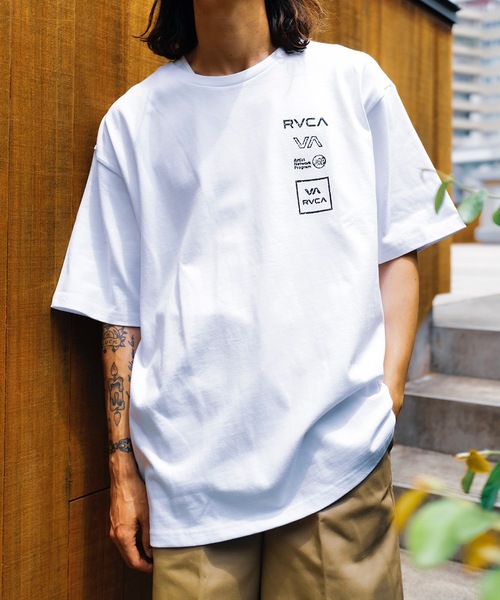 セール】RVCA メンズ ALL LOGO Tシャツ 【2024年夏モデル