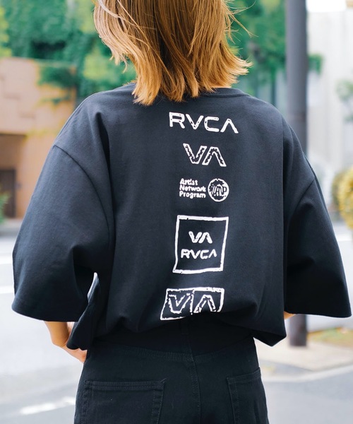 【RVCA】早い者勝ち ALL LOGO Ｔシャツ OUTLET】RVCA メンズ ALL LOGO Tシャツ 【2024年夏モデル】