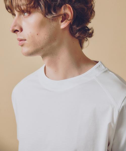 5351 POUR LES HOMMES(ゴーサンゴーイチプールオム)の「シルケットコットン 半袖Tシャツ(Tシャツ/カットソー・メンズ・ホワイト/ブラック・44/46/48/50)」の3枚目の写真