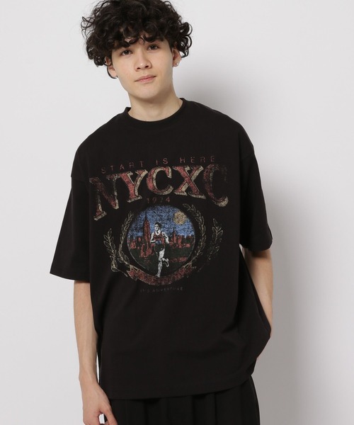 セール】レトロBIGプリントTシャツ（Tシャツ/カットソー）｜niko